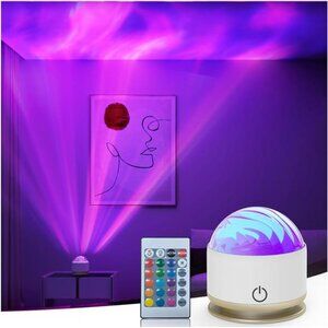 Northern Light Projector, Battery Operated Aurora Night Light